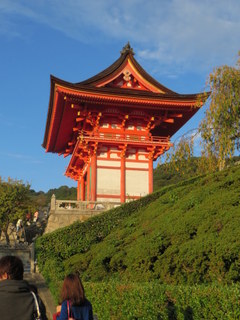 Kiyomizu-dera temple gate, Kyoto Japan